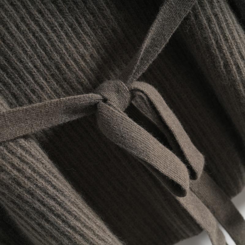 Maslan high necked knitted sweater