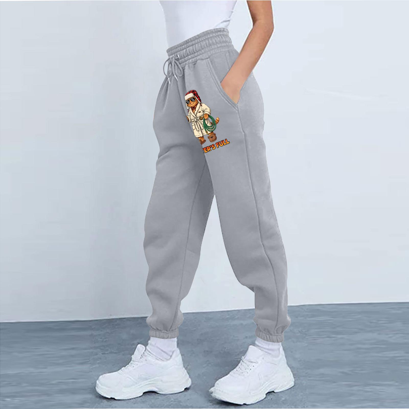 

Женские повседневные и модные брюки с принтом, домашние брюки и длинные брюки XL жёлтый