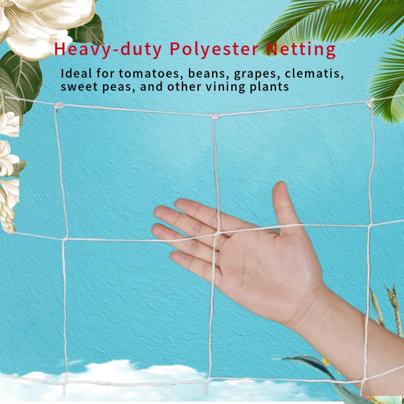 Polyester Climbing Grid Net for Vines and Trellises