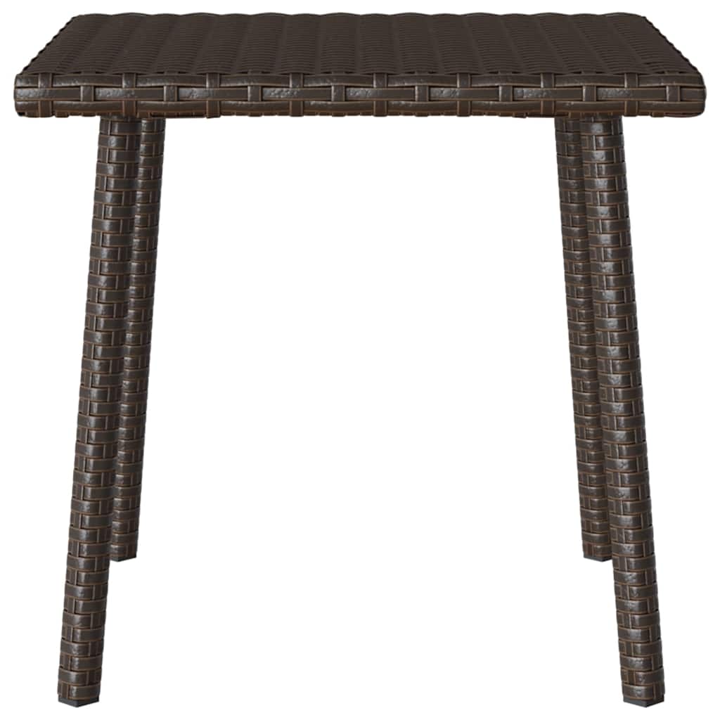 Brown Rectangular Garden Coffee Table 40X40X37 Cm