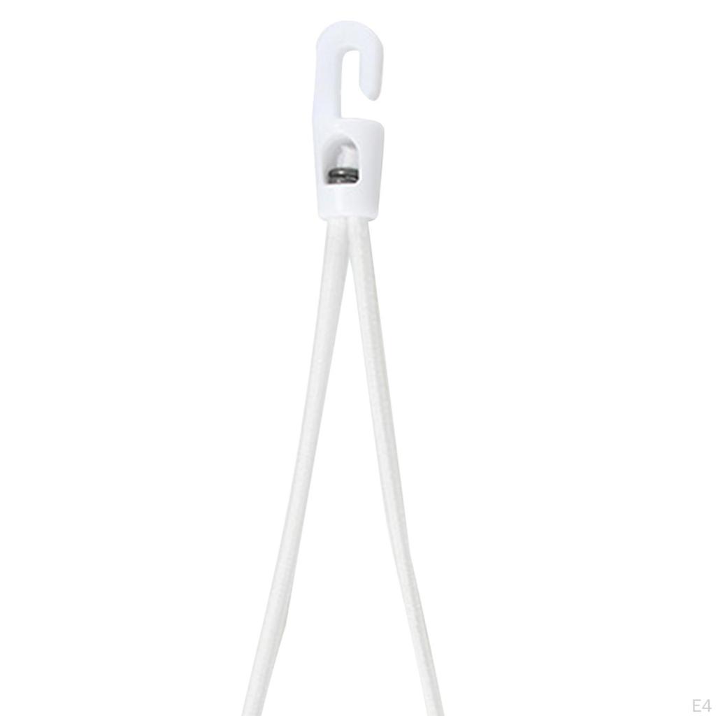 20 Pieces Bungee Cord with Hooks Strap Portable Heavy Duty Tarp Tie 25cm Length for Tents