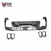 2024+ Ford Mustang Carbon Fiber Rear Diffuser Spoiler