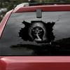 Halloween Horror Skull Car Window Stickers Horror Ghost Head Rear Window Stickers Glass Demon Stickers Waterproof