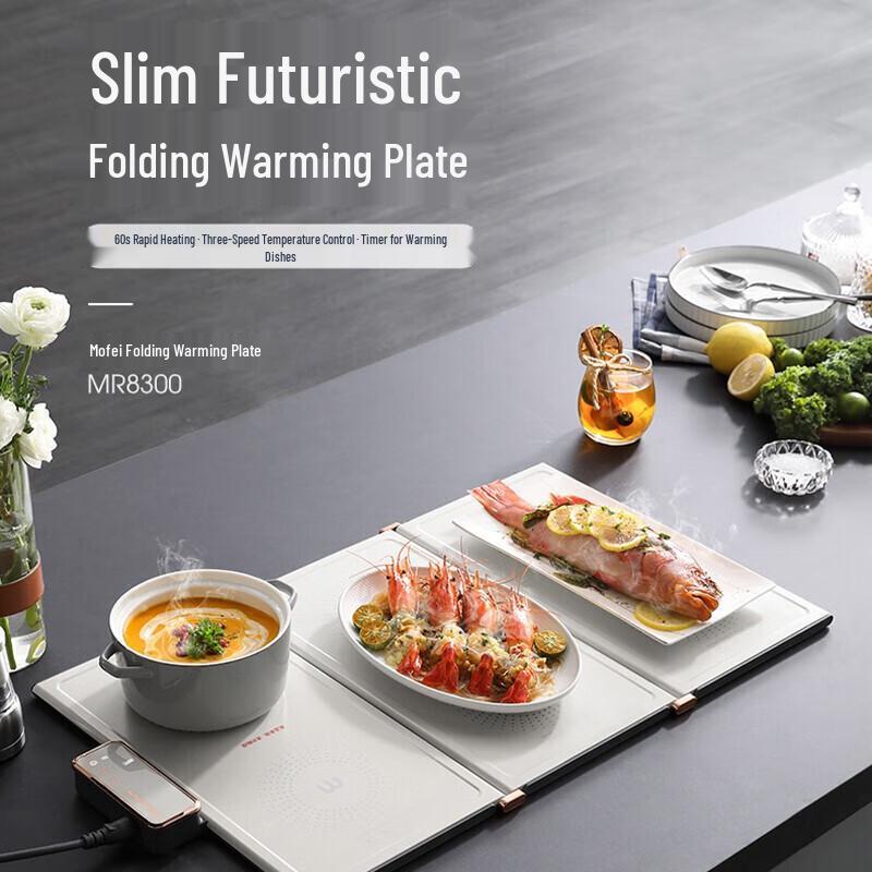Morphy Richards Foldable Food Warming Plate CN plug (adapter included)