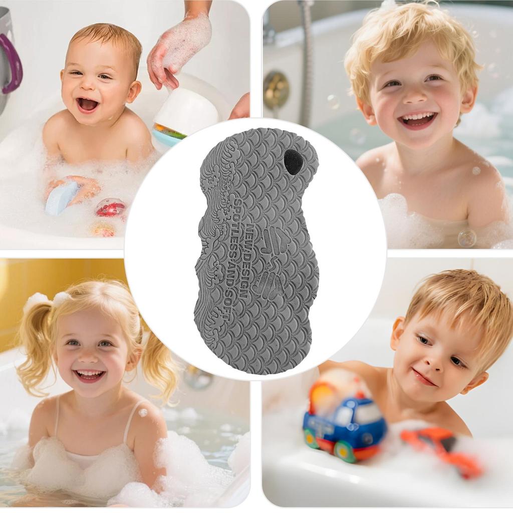 Wiederverwendbarer Bade- und Duschschwamm - Weicher Peeling-Luffa zum Reinigen abgestorbener Haut, Spa- und Badewannennutzung Körper-Schwamm Reinigungswerkzeug