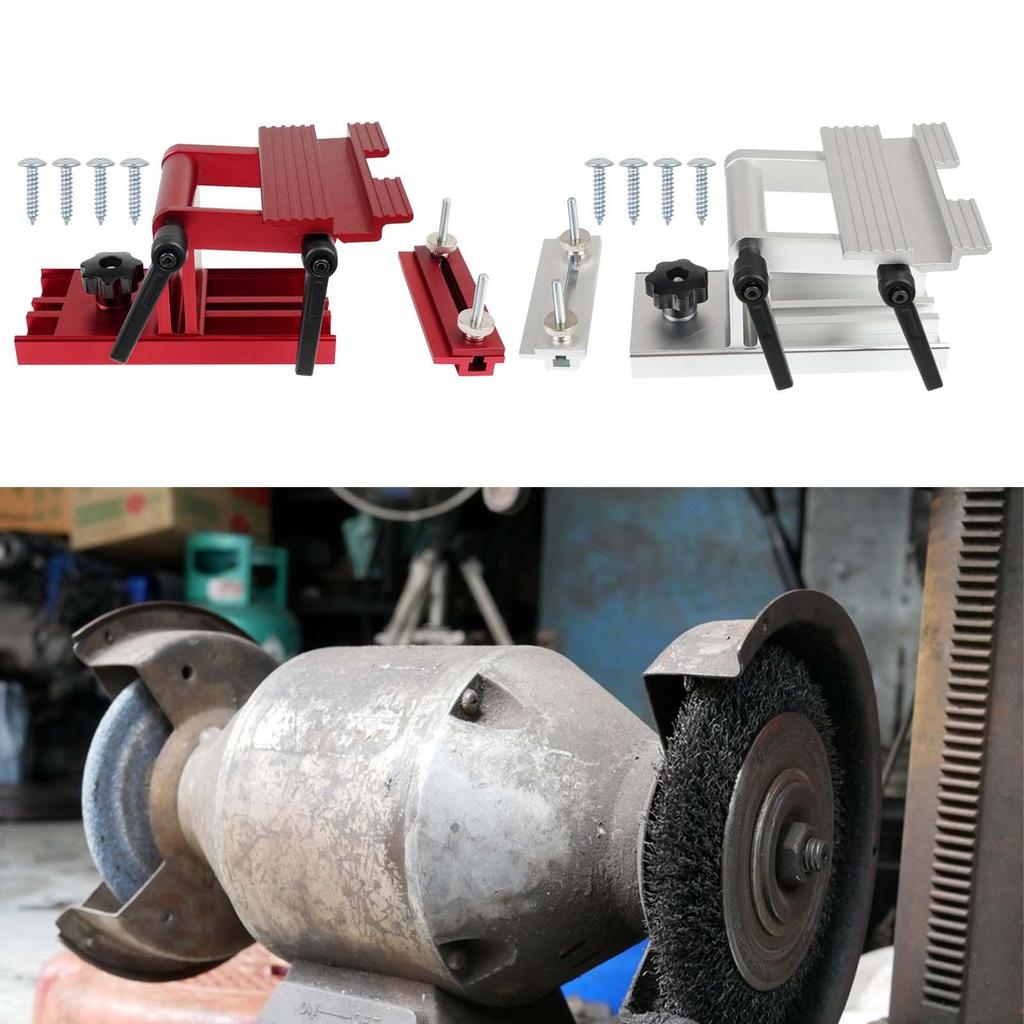 Sharpening Tool Rest Jig for 6 Inch 8 Inch Bench Grinder Aluminum Alloy Easily Install Professional Replaces