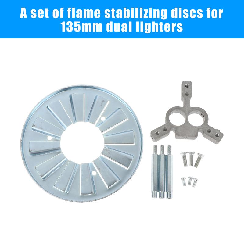 High Quality Stainless Steel Air Swirler For Waste Oil Burners Part Flame Stabilizer Disc Ring For Combustion Machine