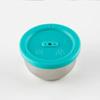 Portable Egg Puncher Steamer Stainless Steel Needle Round Eggbeater Plastic Non-slip Base Steamer Perforator Home Kitchen Gadget