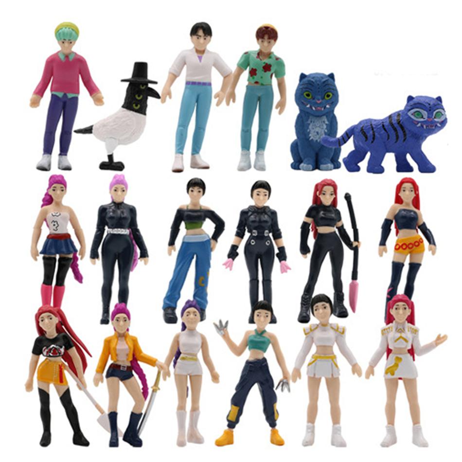 Anime Kpop Devil Hunter Blind Box Disassembly Fun Blind Bag Small statue Peripheral model Desktop Blind box decoration gifts