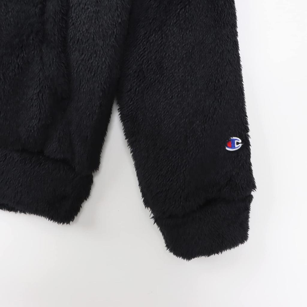 hooded jacket with embroidered script logo Long-sleeved zip-up (C3-L615Z-090-L)