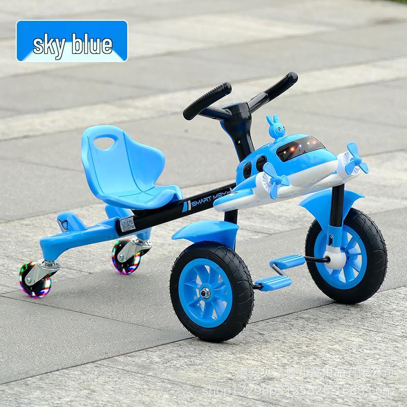 Children's Pedal Airplane Drift Car: Sam Style Twist & Rotate Tricycle