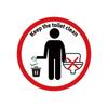3D Toilet Stickers Personality Antics Removable Toilet Stickers Bathroom Wc Decoration Self-adhesive Wall Stickers Accessories