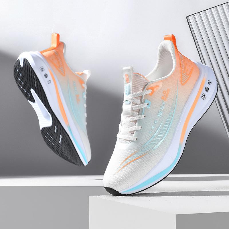 Męskie Lekkie Oddychające Buty do Biegania z Włókna Węglowego - Amortyzujące, Antypoślizgowe, Codzienne Obuwie Sportowe