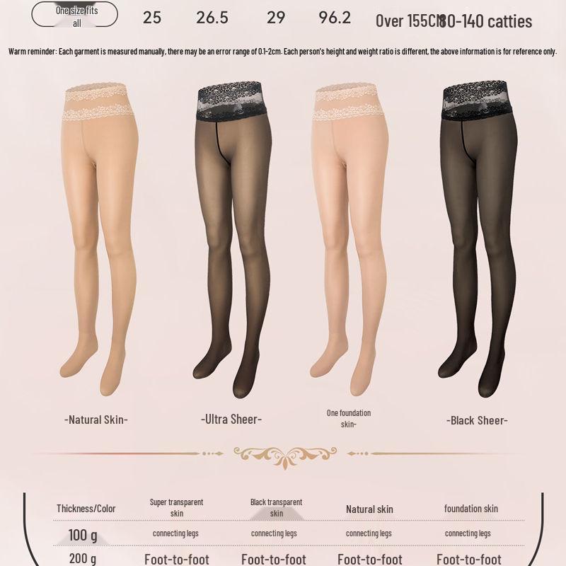 

Чулки Манья Кружево Прозрачные: Осенне-зимние колготки телесного цвета для женщин 100g Foundation Full Foot
