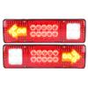 2pcs LED Taillights 12V High Brightness Universal Turn Signal Lamp for Trailer Trucks Caravans Boats Campers