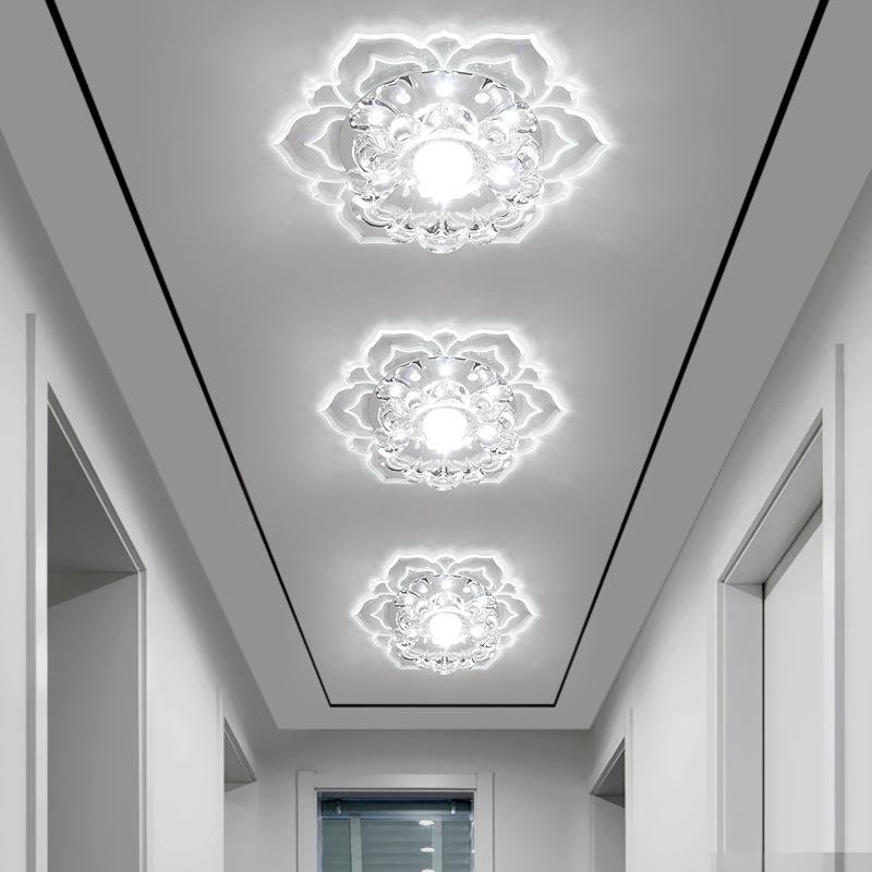 Recessed Crystal Hallway & Corridor Spotlight Downlight