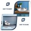 2Pcs Stainless Steel Basin Vegetable Washing Large Kitchen Mixing Bowl Multipurpose Salad Fruit Basin Stainless Steel Bowl