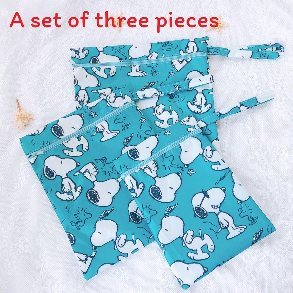 Doraemon Unicorn Cute Pattern Waterproof Storage Set Bag