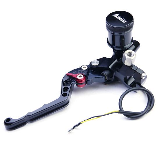 

Adelin PX2 Master Cylinder Brake Universal 22mm for Honda Yamaha Kawasaki Suzuki Oil Tube Hydraulic Clutch Moto Dot Reservior Black Left