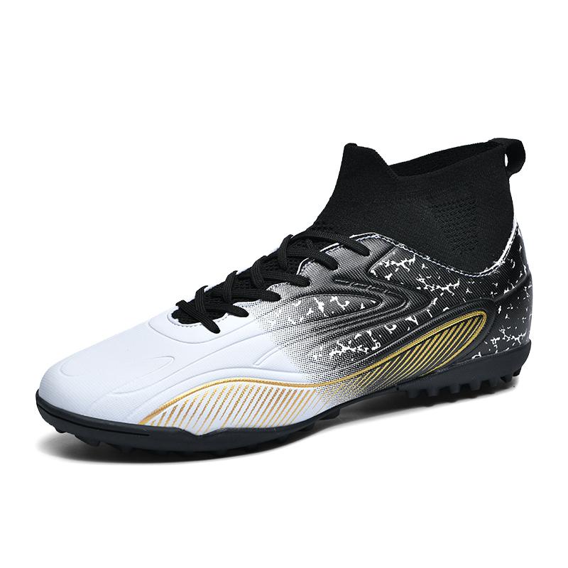 Männer Fußball Stiefel Lange Spikes Hohe Knöchel Fußball Schuhe AG/TF Kinder Outdoor Gras Stollen Fußball Stiefel Training Sport fußball Schuhe