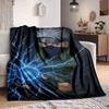 1 Stück Blitzkugel, Ninja-Decke Leichte Flanelldecke Überwurfdecke für Sofa, Bett, Reisen, Camping, Wohnzimmer, Büro, Couch