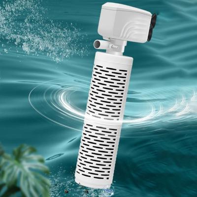 Practical Silent Aquarium Filter Pump Suction Cup Submersible Oxygen Air Pump White 3 In 1 Water Circulation Pump Supermarket