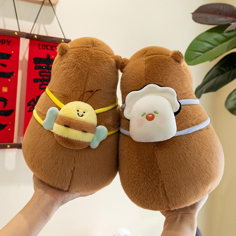 

Capybara Plush Toy Backpack & Doll Combo - Children s Gift 30 cm