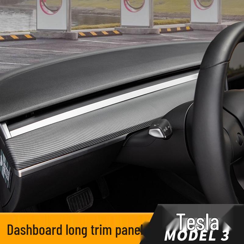 Tesla Model 3/Y Interior Kit: Upgrade Center Console, Dashboard Strip, and Door Trim