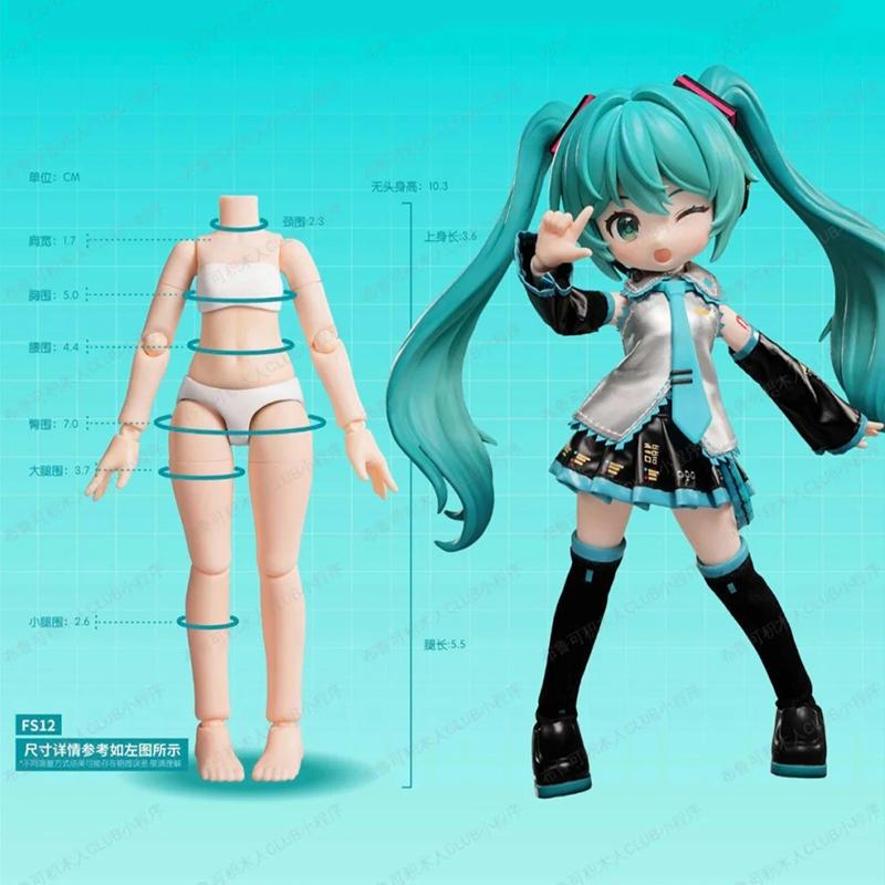 Original Hatsune Miku Q version 17th Miracle Edition Miku Singer Action Figure Joint Mobility Assembly Toy Doll Gift