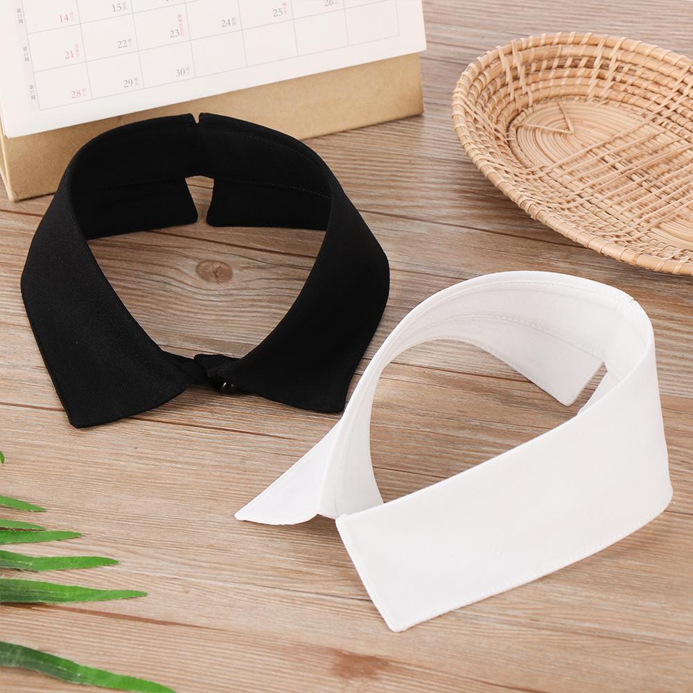Classic Women Cotton Lace Fake Collar Vintage Detachable Clothes Accessories Lapel Blouse Top Shirt Collar False Collar DropShip