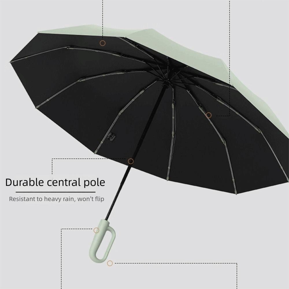 UV Protection Rain Umbrella Large Rib Folding Umbrella Sun Umbrella  Sun & Rain Dual-Use