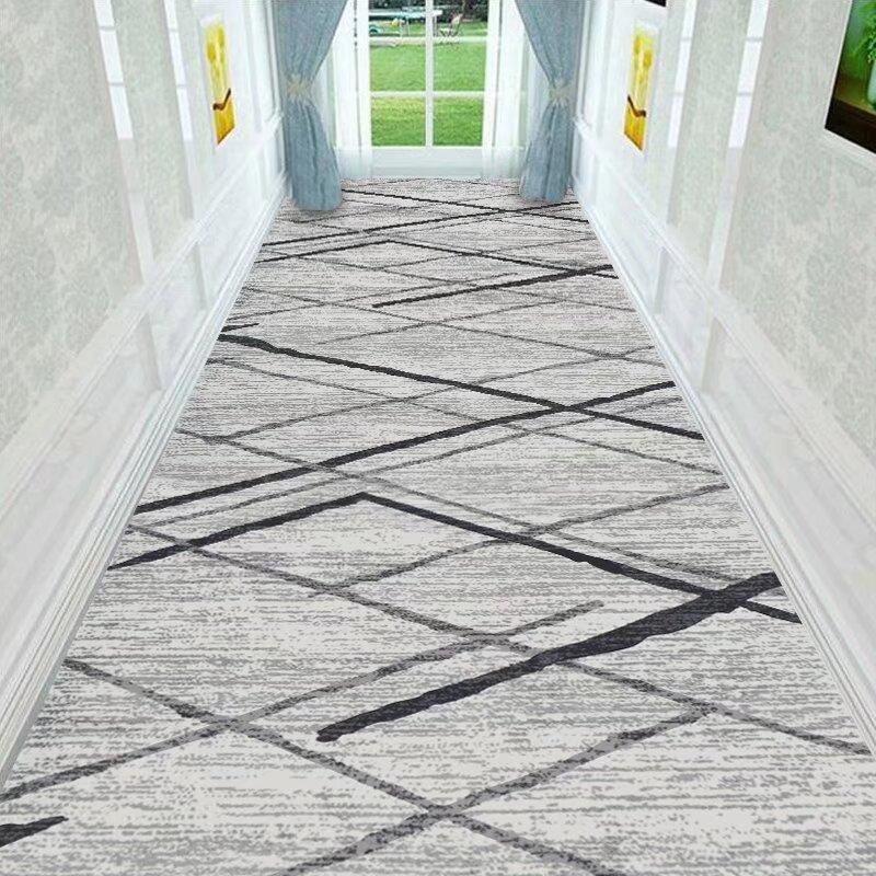 Retro Persian Corridor Long Carpet Geometric Decoration Home Hallway Runner Rugs Apartment Stair Aisle Custom Non-slip Floor Mat