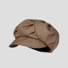 Women Retro Newsboy Hat Cap Baker Boy Beret Cabbie Folding Cotton Summer Hat