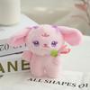 Adorable Flower Bunny Plush Toy Keychain Cute Soft Short Plush Material