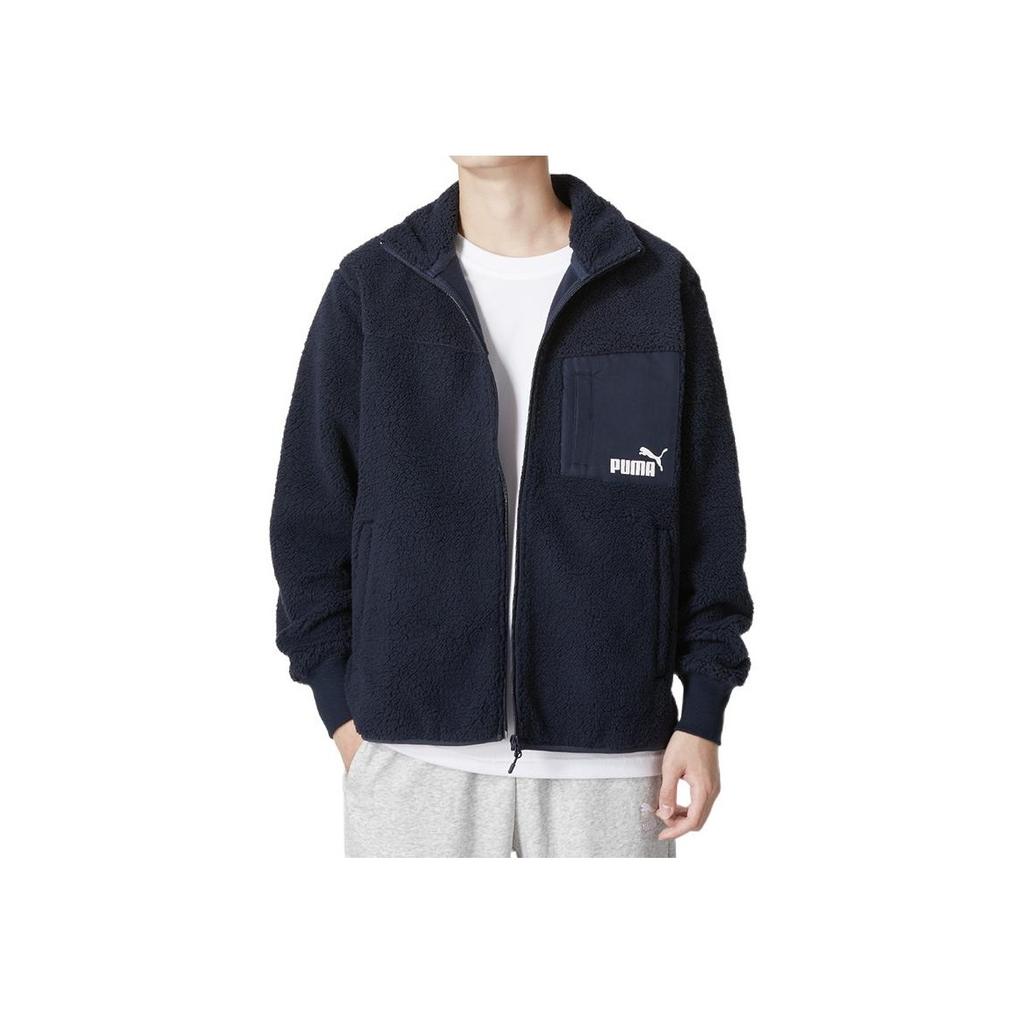 Puma Relaxed Sherpa Jacket Unisex Jacket Deep-Blue 673645-43