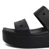 Crocs Brooklyn Foryou Women S Chunky Heel Wedge SandalS SandalS Black 210676 001