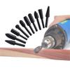 Set of 10pcs Woodworking Electric Rotary File Wood Carving Grinding Polishing Machine Tool Sanding Accessories for Your Projects