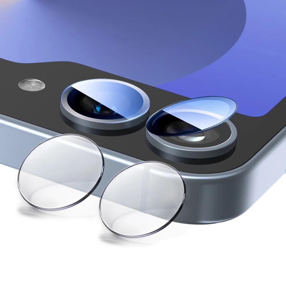 Für Samsung Galaxy Z Flip 6 5 Displayschutzfolie Gehärtetes Glas Ultra-widerstandsfähig Bruchsicher Kamera-Objektivfolien für Z Flip 6 Flip 5