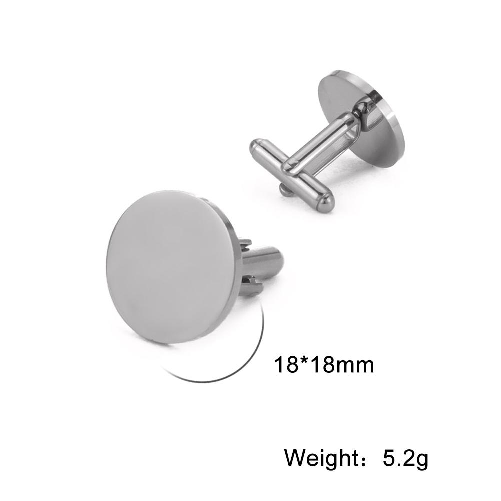 

My Shape Square Cuff Links Stainless Steel Heart Round Cufflinks for Men Wedding Banquet Grooms Business Cufflinks Jewelry Gifts