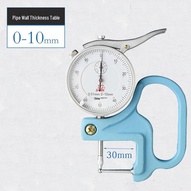G-Type Thickness Gauge for Cloth, Film, and Paper, 0-10mm Range, 0.01mm Precision