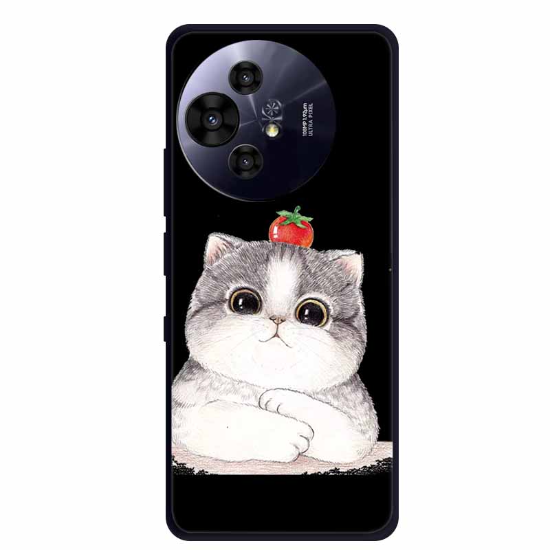 Coque For TCL 50 Pro NxtPaper 5G Case Shockproof Black Silicone Soft TPU Back Cover For TCL 50 Pro NxtPaper Phone Case Cartoon