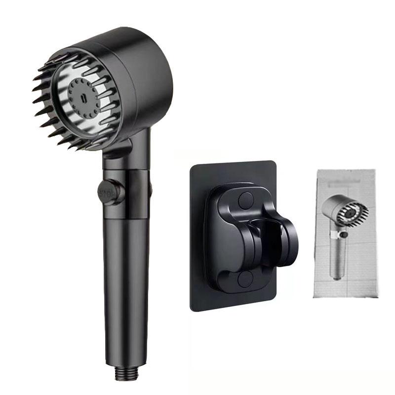 Portable Shower Filter Head Massage Three Modes of Water Output One Click Water Stop Showers for Bathroom Showerhead Accessories