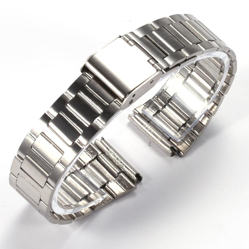 Metallarmband Edelstahlarmband Armbänder 18mm Faltschließe Silber Für Casio Herren AE1200WH-1A AE1100W Ersatz-Uhrarmband