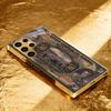 Banknote Atmosphere Simplicity High-end Electroplating Glass PhoneCase for Samsung Galaxy S26 S25 S24 S23 S22 S21 FE,Ultra,Plus