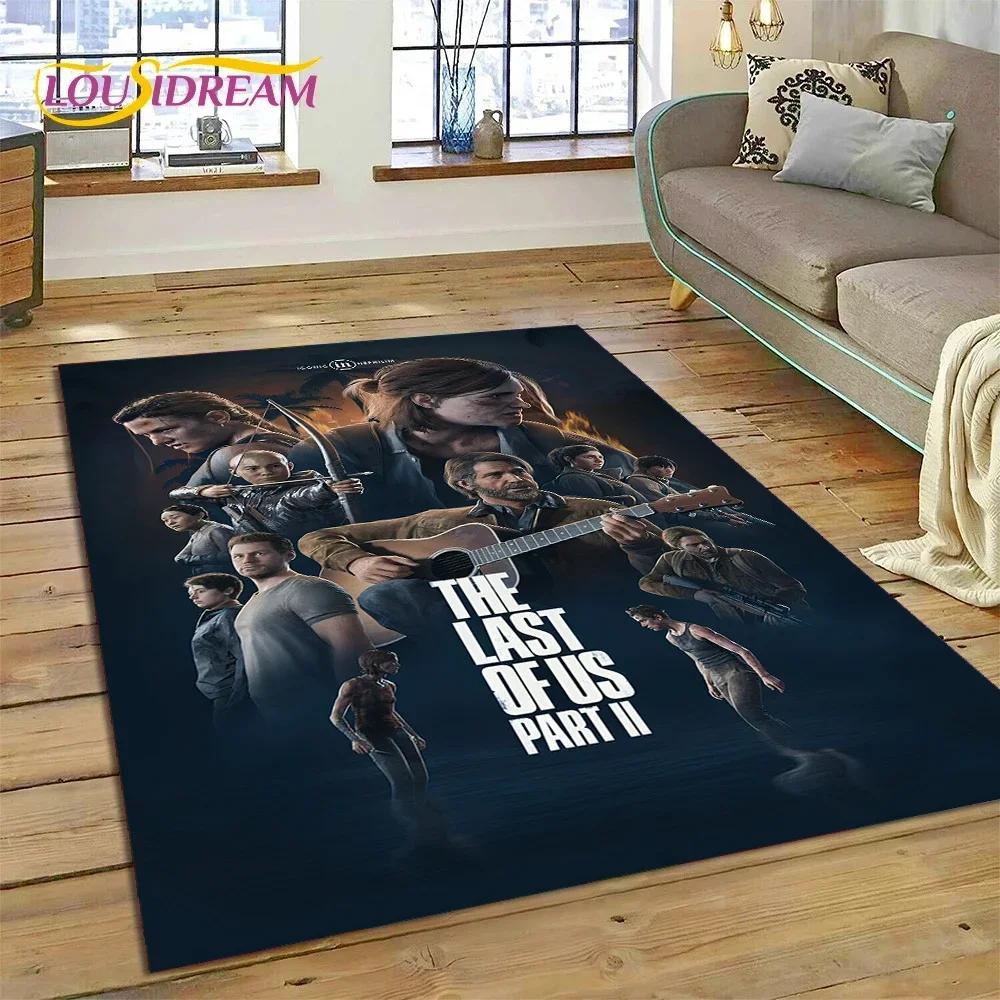 The Last of Us Horror Game TV Joel Pedro Carpet Rug for Bedroom Living Room Home Sofa Decoration,Child Large Decor Floor Mat