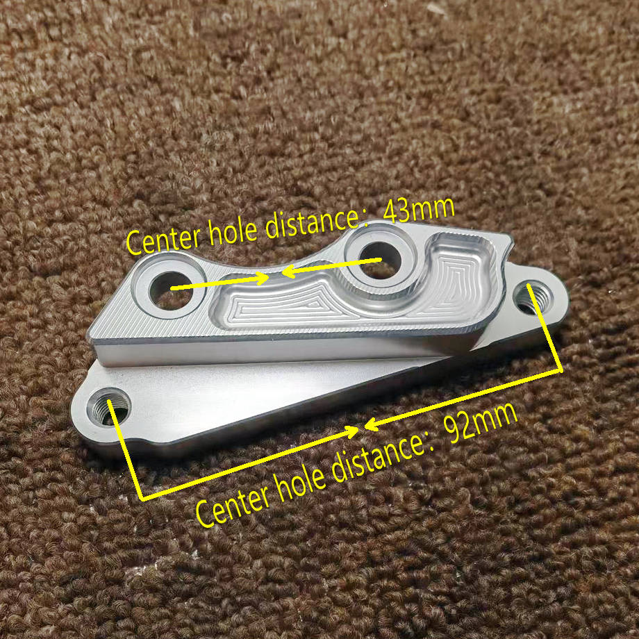 Motorcycle Brake Caliper Bracket Adapter Support For Honda Dio Af 18/27/28/34/35 For Rpm Adelin Frando Radial 200mm Hole pitch