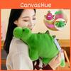 Adorable Original Creative Flip Plush Toy Dragon Fruit Dinosaur Doll Birthday Gift