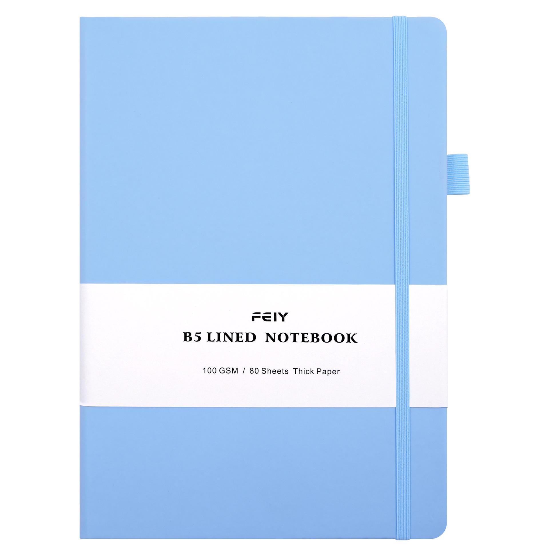 B5 Lined Macaron Notebook - Thickened Office Meeting & Diary with Custom Logo B5 небесно-голубой