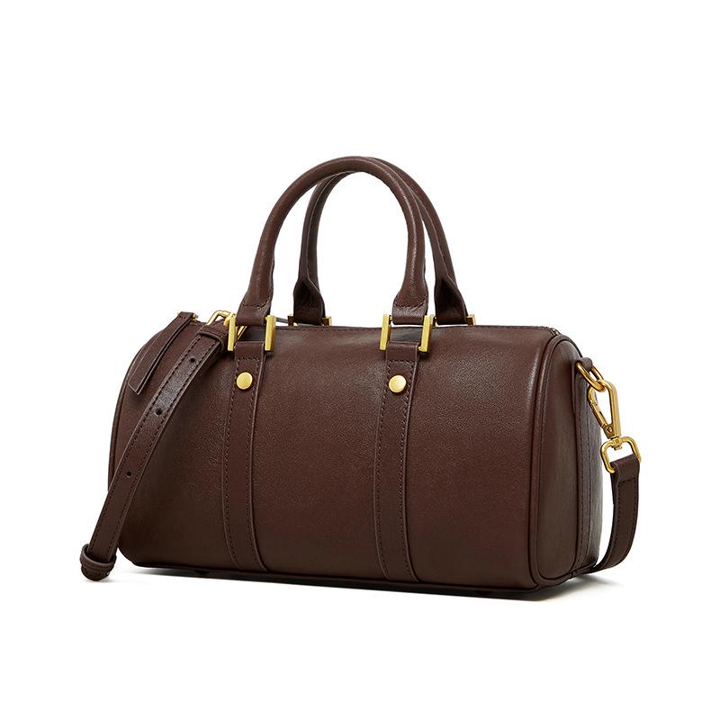 Vintage Boston Bag: Light Luxury Women`s