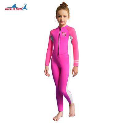 Children's Diving Suit 2.5MM One-piece Women's Thickened To Keep Warm Snorkeling Surfing Jellyfish Swimsuit